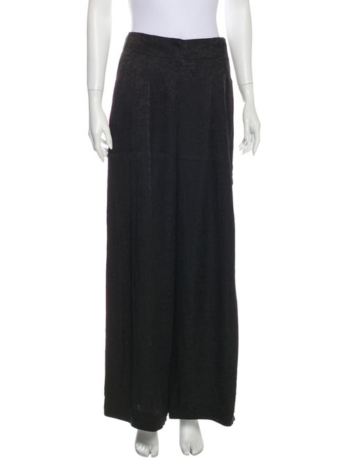 Raquel Allegra Silk Pajamas Black