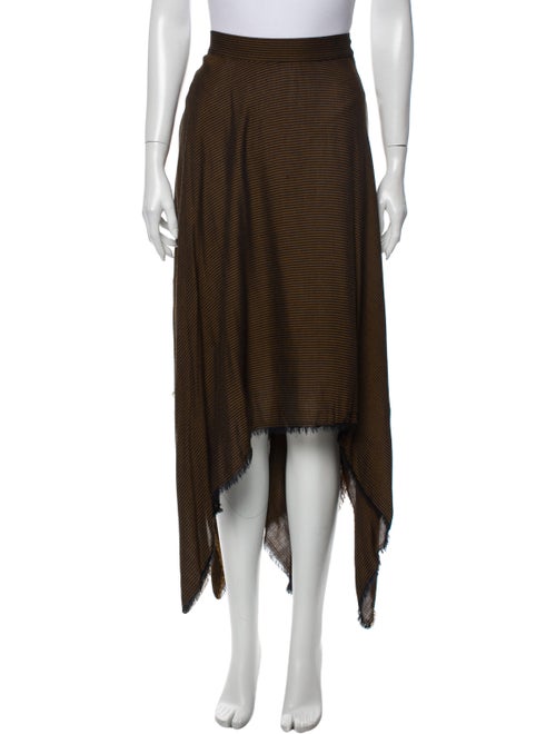 Raquel Allegra Long Skirt Brown