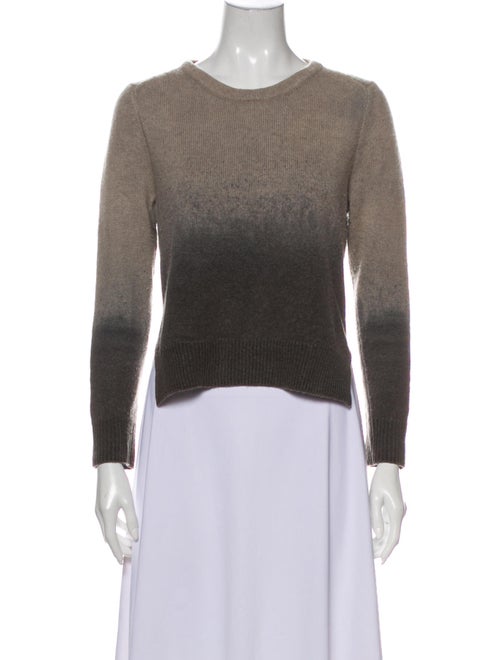 Raquel Allegra Cashmere Tie-Dye Print Sweater Brow