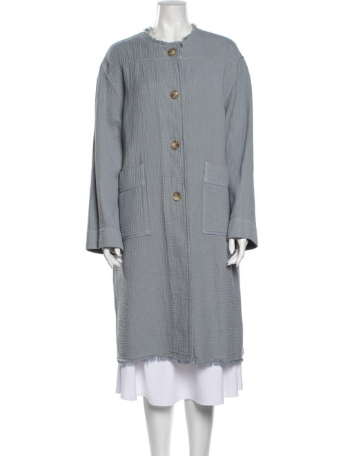 Raquel Allegra Cocoon Coat w/ Tags Blue