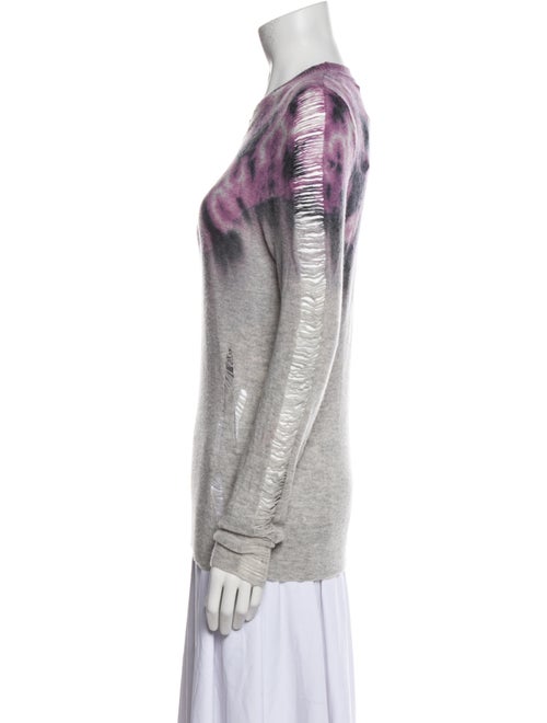 Raquel Allegra Cashmere Tie-Dye Print Sweater