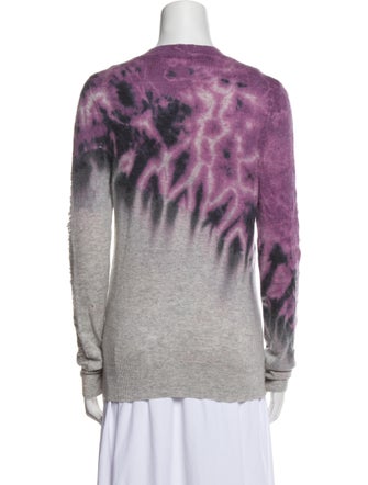 Raquel Allegra Cashmere Tie-Dye Print Sweater