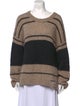 Raquel Allegra Baby Alpaca Striped Sweater