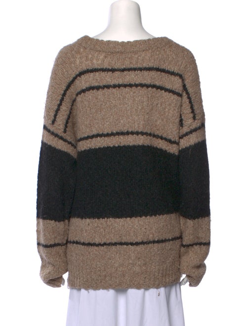 Raquel Allegra Baby Alpaca Striped Sweater