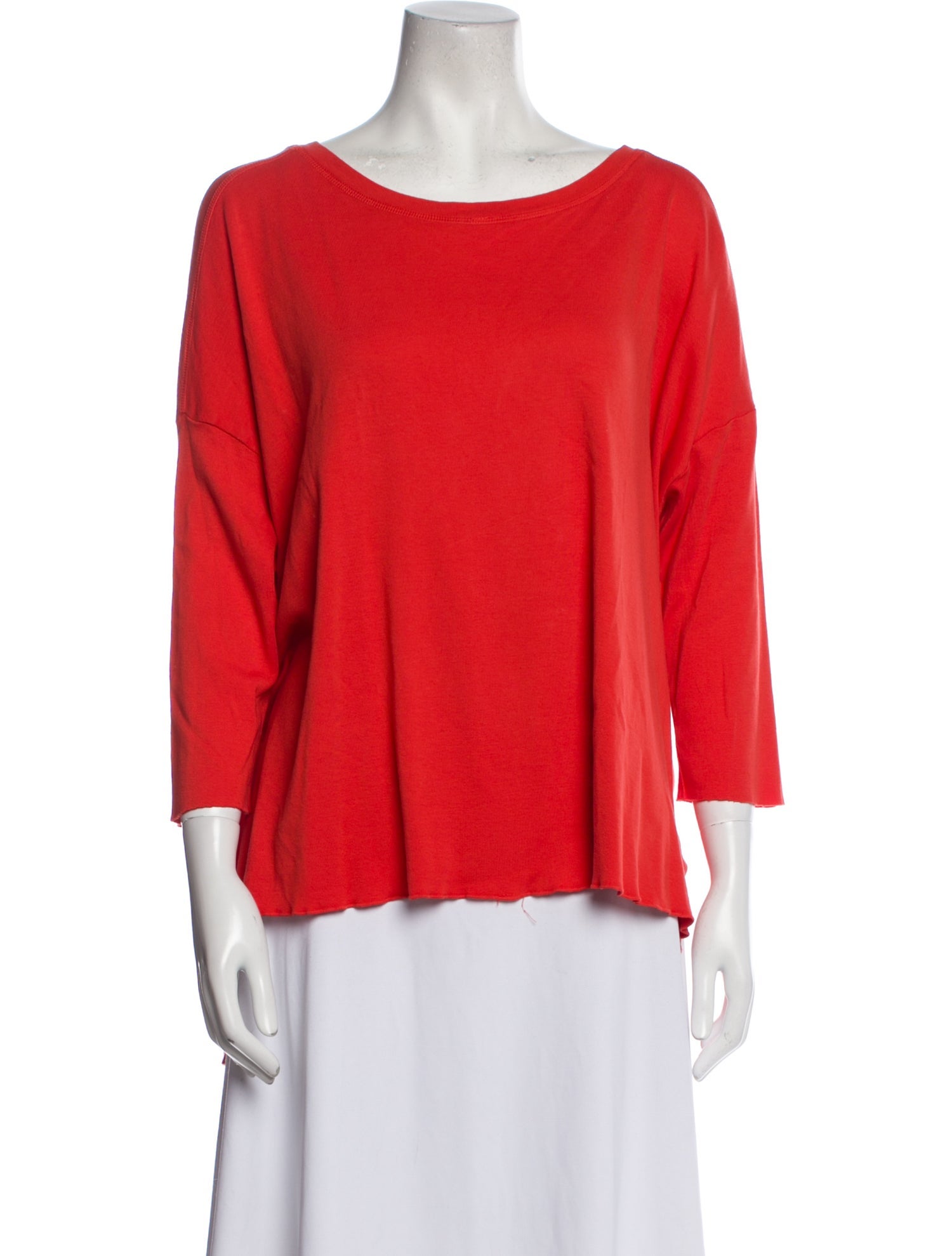 Raquel Allegra Scoop Neck Three-Quarter Sleeve Blouse w/ Tags