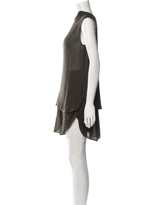 Raquel Allegra Animal Print Skirt Set