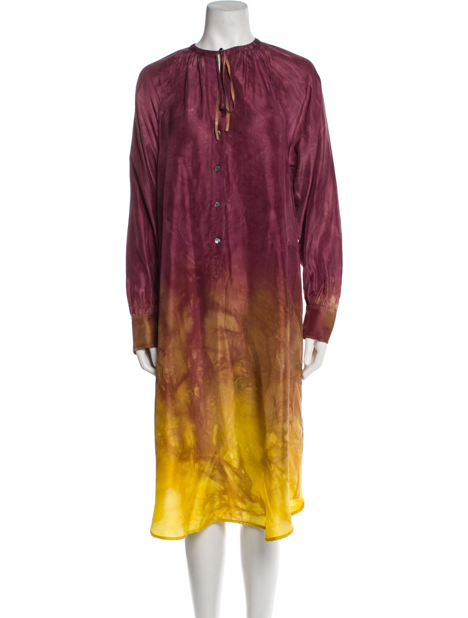 Raquel Allegra Silk V-Neck Tunic
