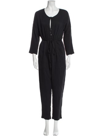 Raquel Allegra Scoop Neck Jumpsuit