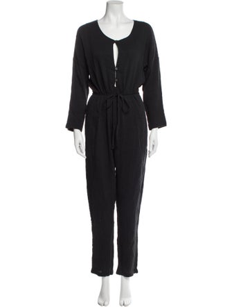 Raquel Allegra Scoop Neck Jumpsuit