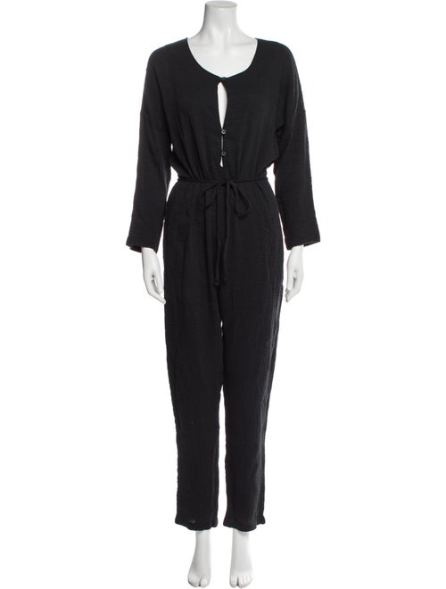 Raquel Allegra Scoop Neck Jumpsuit