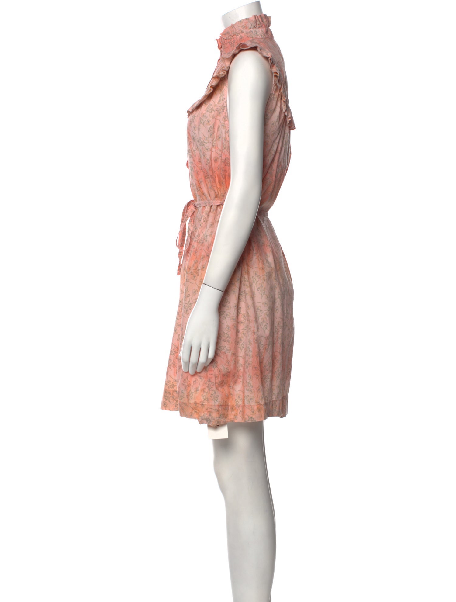 Raquel Allegra Floral Print Knee-Length Dress