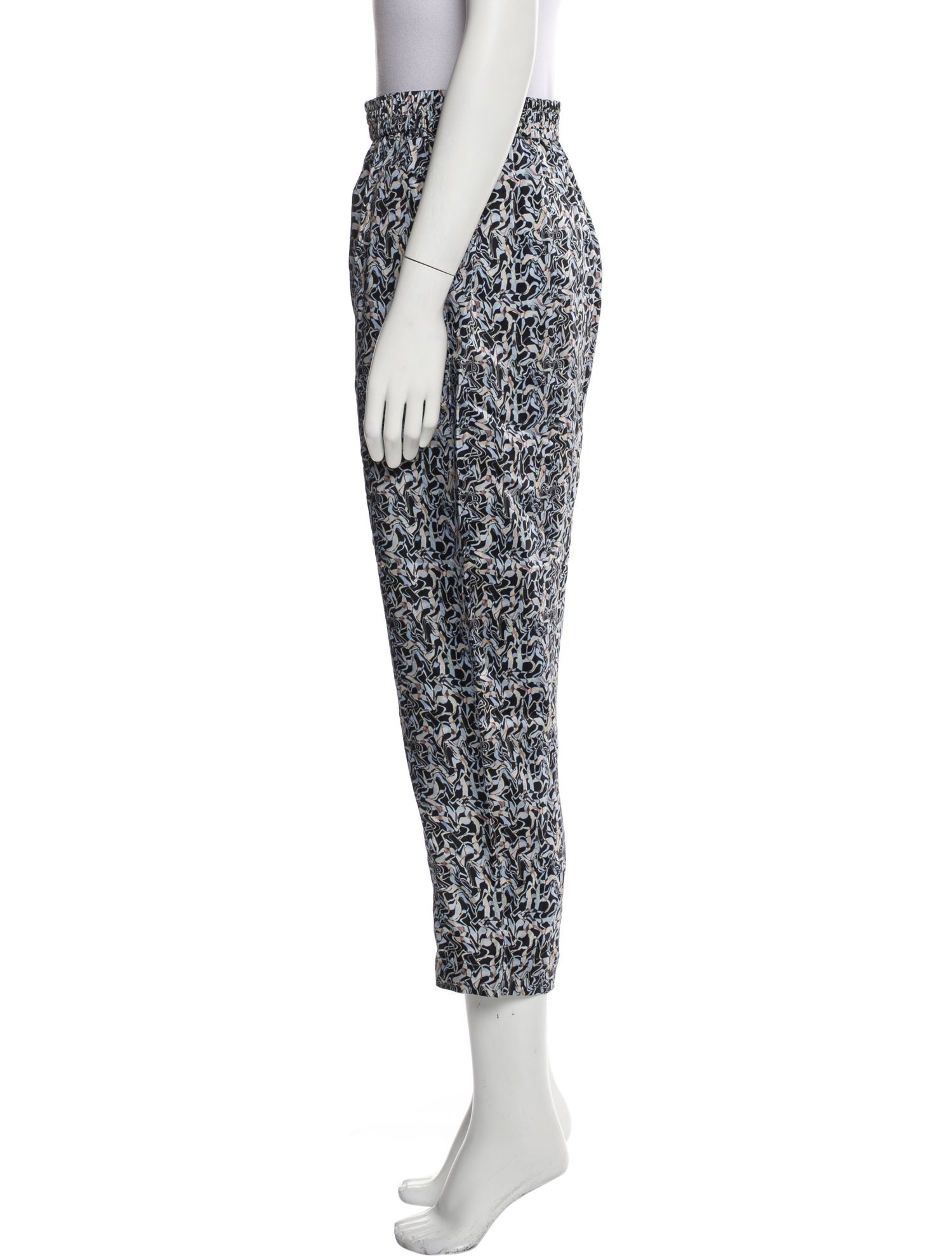 Raquel Allegra Printed Straight Leg Pants