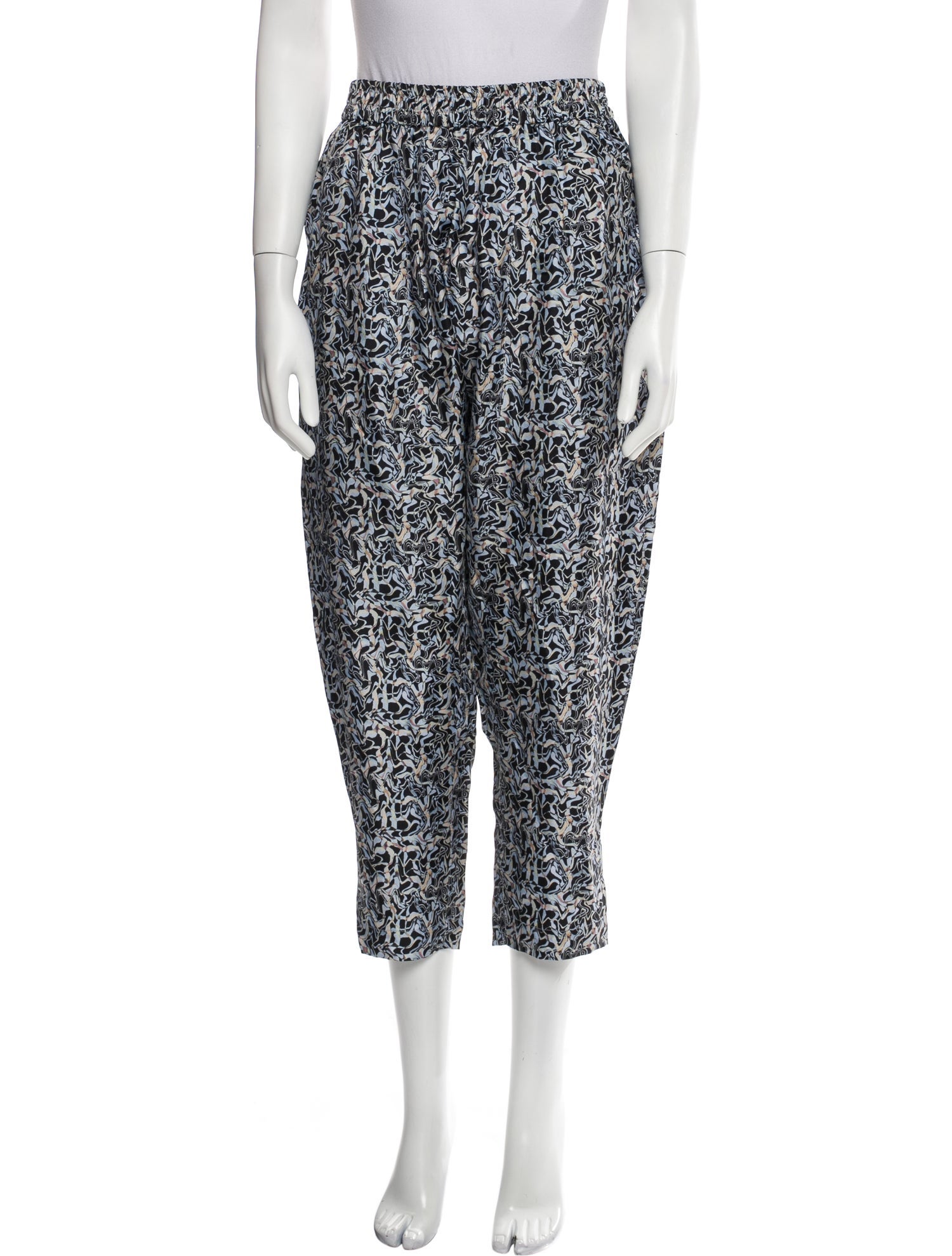 Raquel Allegra Printed Straight Leg Pants