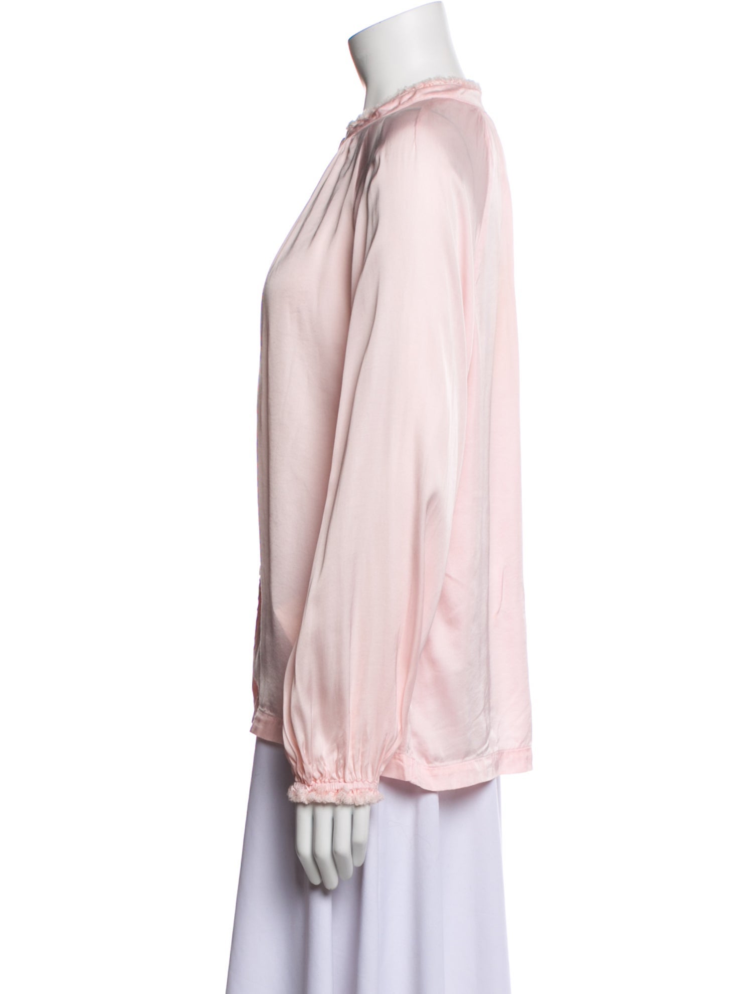 Raquel Allegra Mock Neck Long Sleeve Blouse w/ Tags