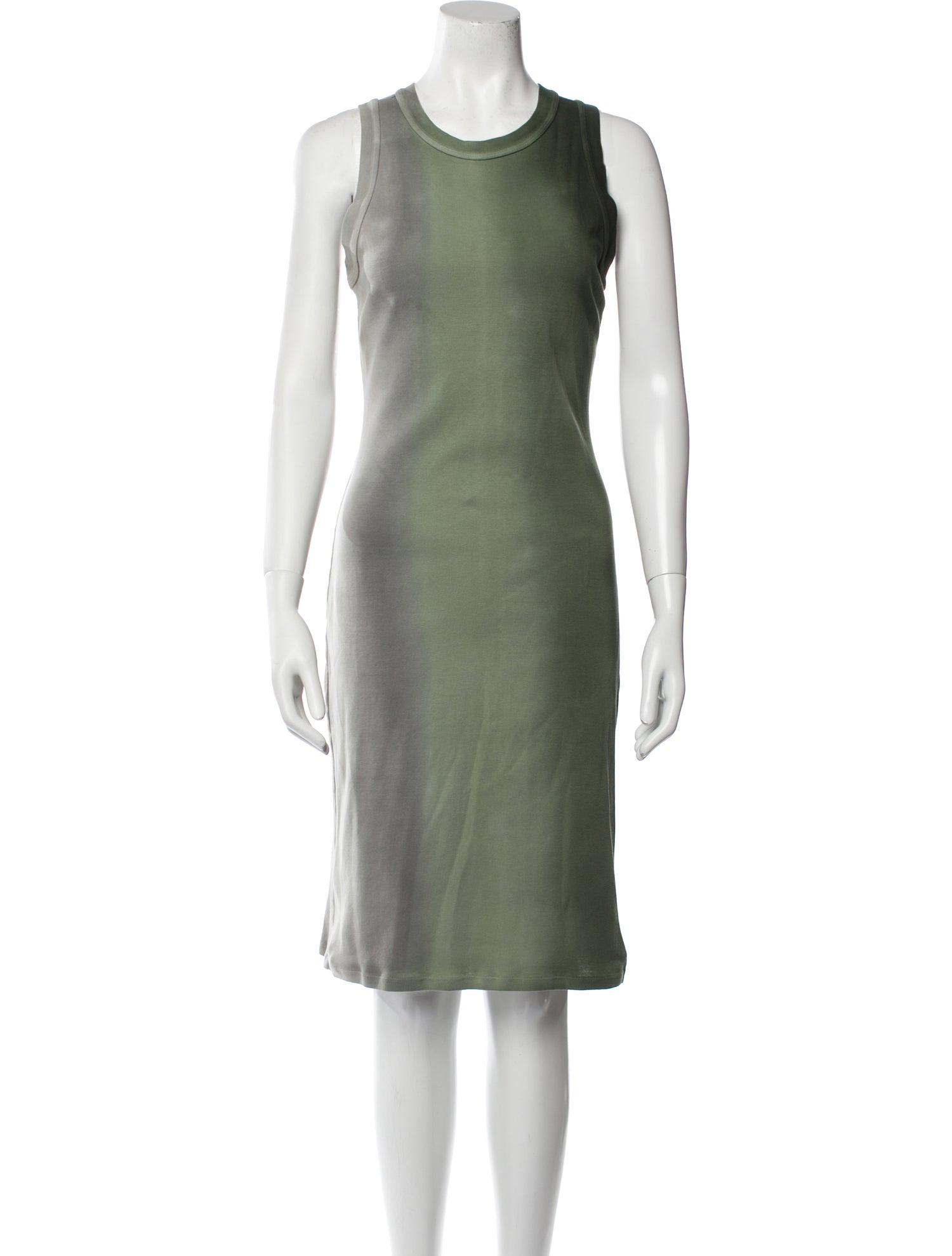 Raquel Allegra Crew Neck Midi Length Dress