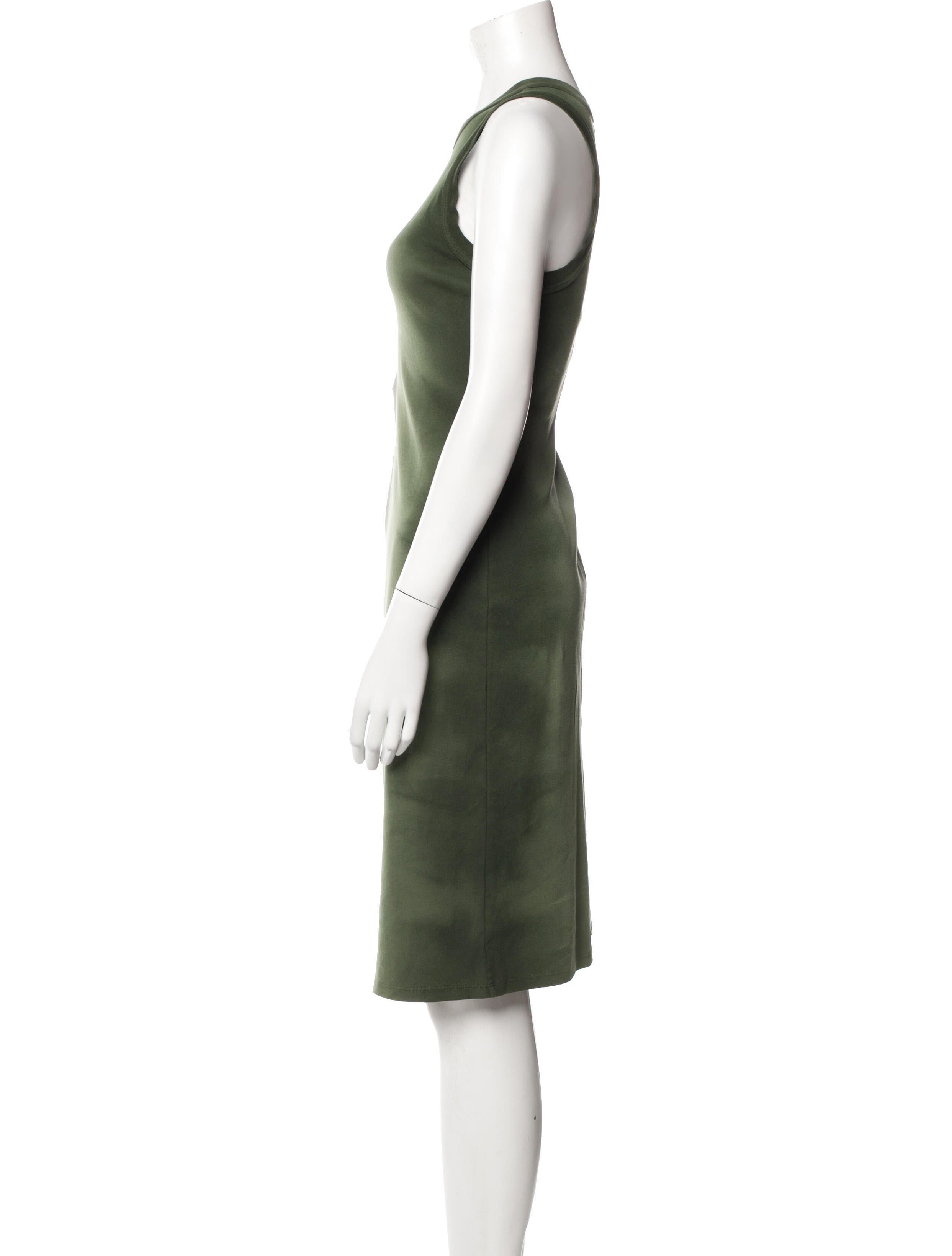 Raquel Allegra Crew Neck Knee-Length Dress