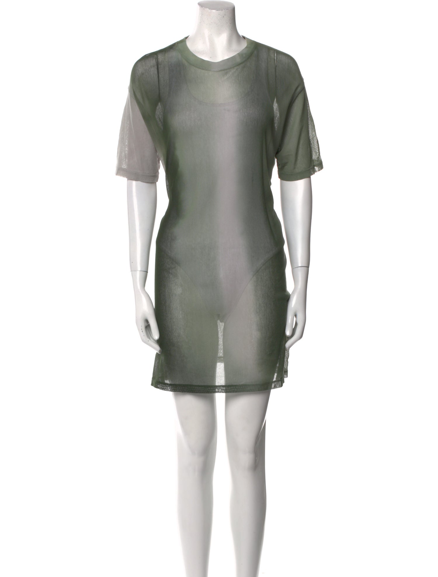 Raquel Allegra Crew Neck Mini Dress