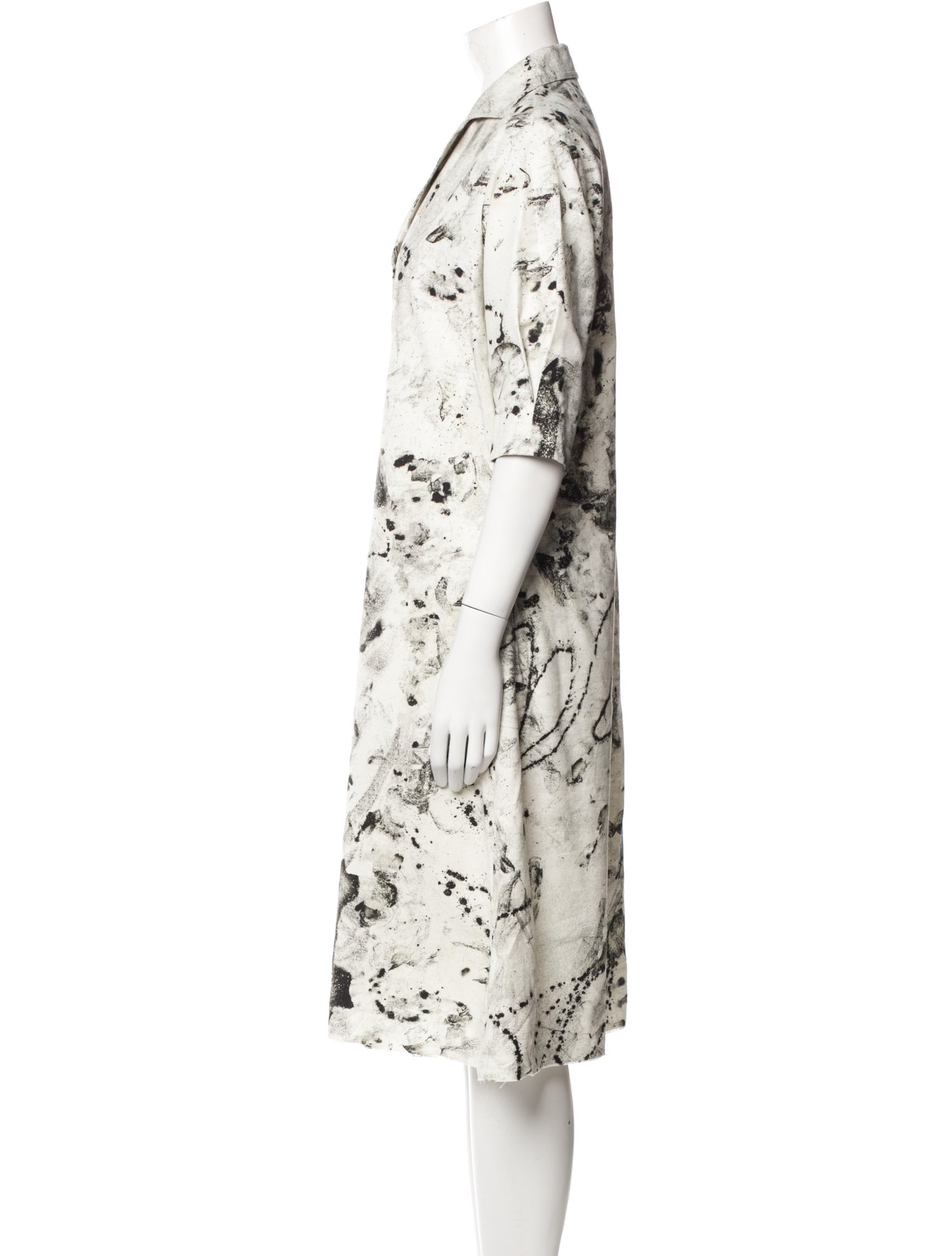 Raquel Allegra Printed Midi Length Dress