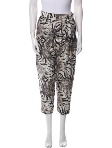 Raquel Allegra Pants Printed Straight Leg XS