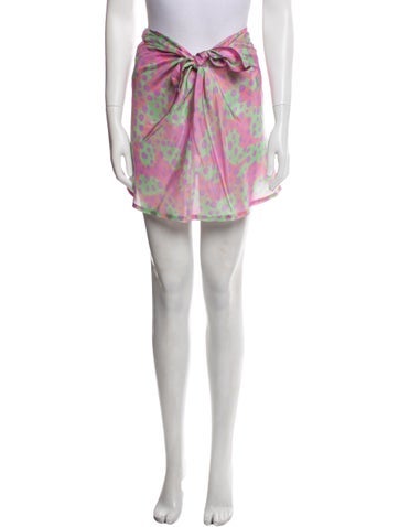 Raquel Allegra Skirts Polka Dot Print Mini Skirt XS