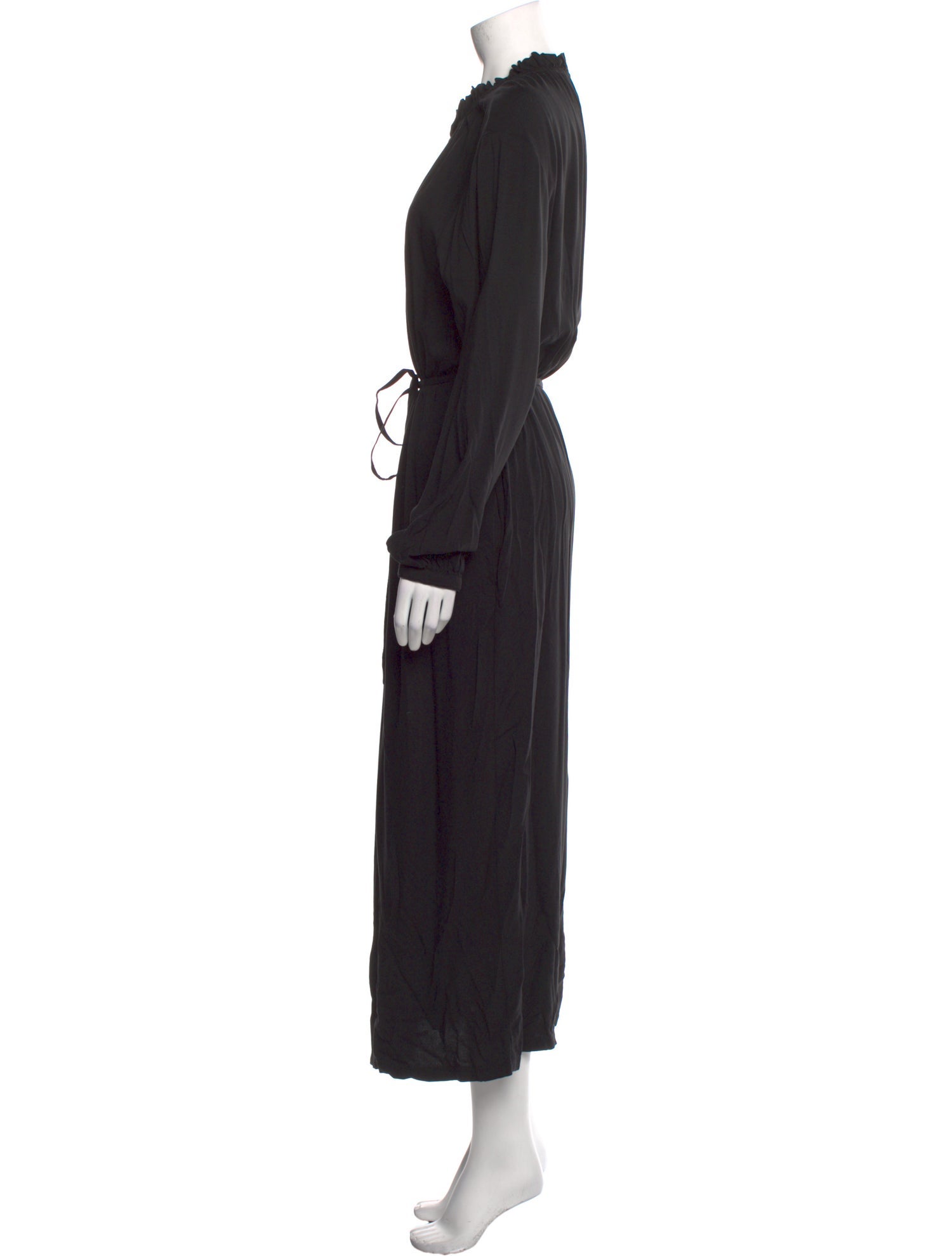 Raquel Allegra Crew Neck Long Dress