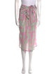 Raquel Allegra Printed Knee-Length Dress