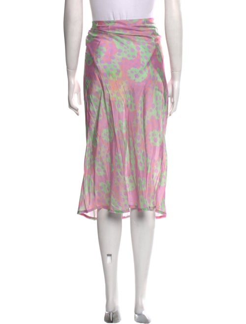Raquel Allegra Printed Knee-Length Dress