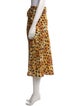 Raquel Allegra Animal Print Midi Length Skirt