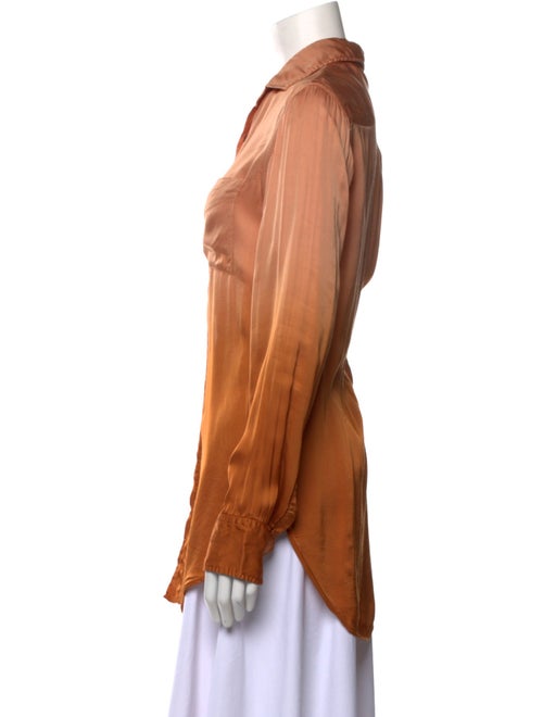 Raquel Allegra Long Sleeve Button-Up Top