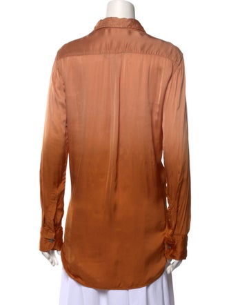 Raquel Allegra Long Sleeve Button-Up Top
