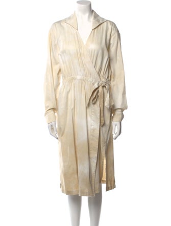Raquel Allegra Tie-Dye Print Robe