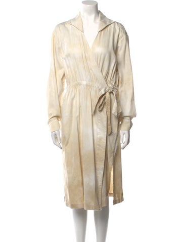 Raquel Allegra Loungewear Tie-Dye Print Robe XS