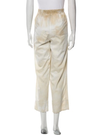 Raquel Allegra Printed Ruffle Embellishment Sweatpants