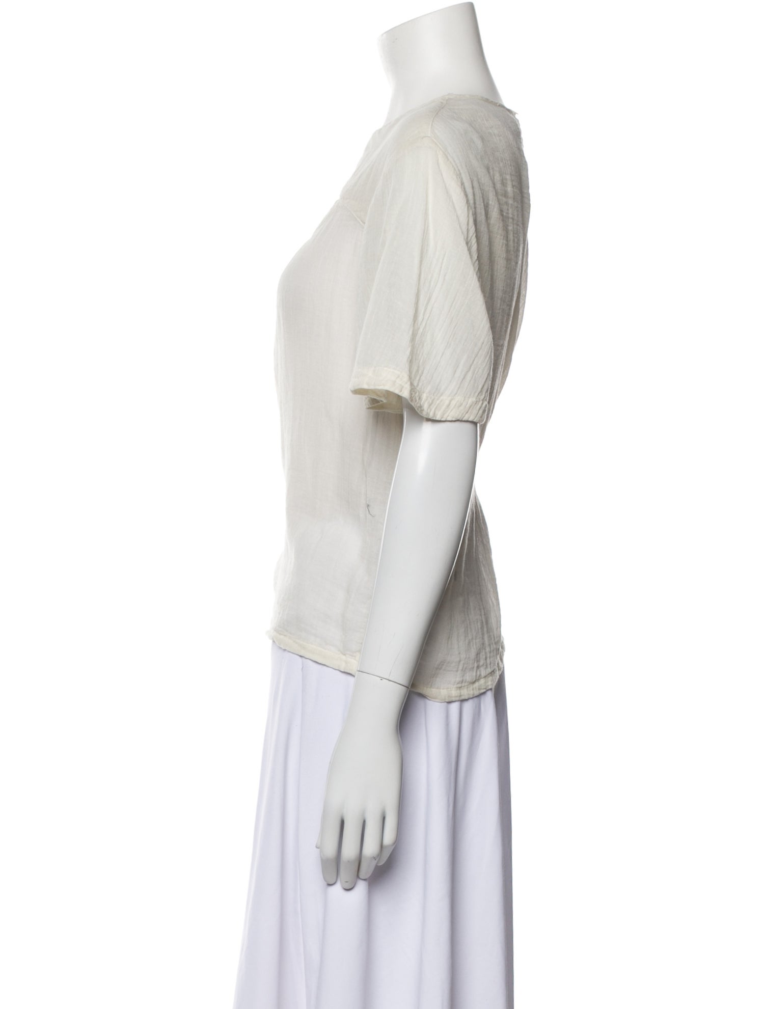 Raquel Allegra Crew Neck Short Sleeve T-Shirt