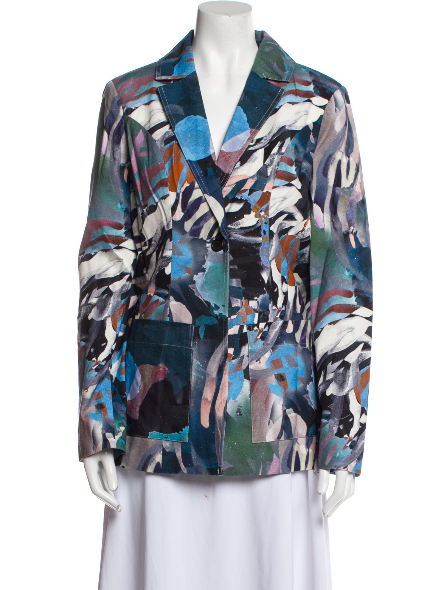Raquel Allegra Printed Blazer
