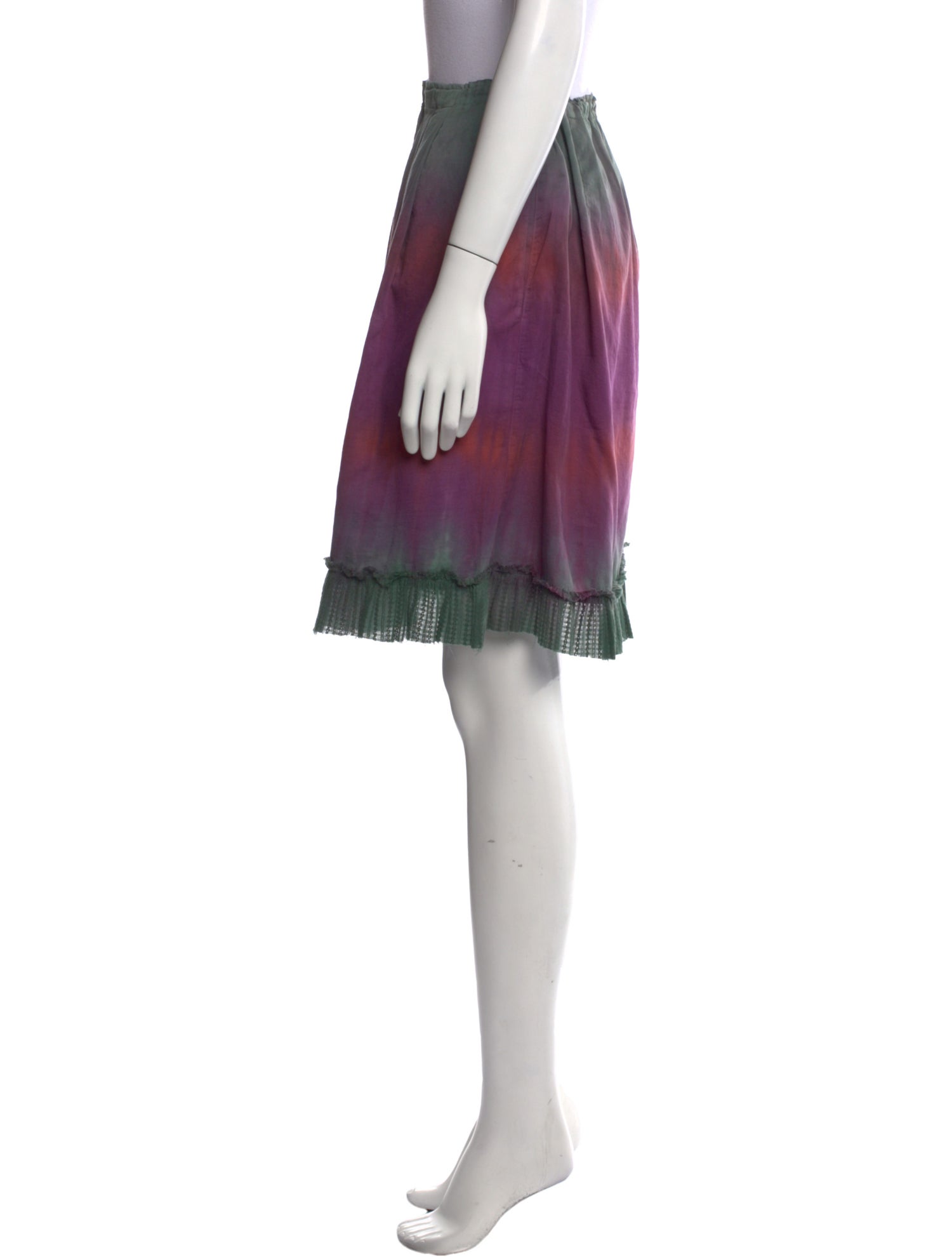 Raquel Allegra Printed Knee-Length Skirt