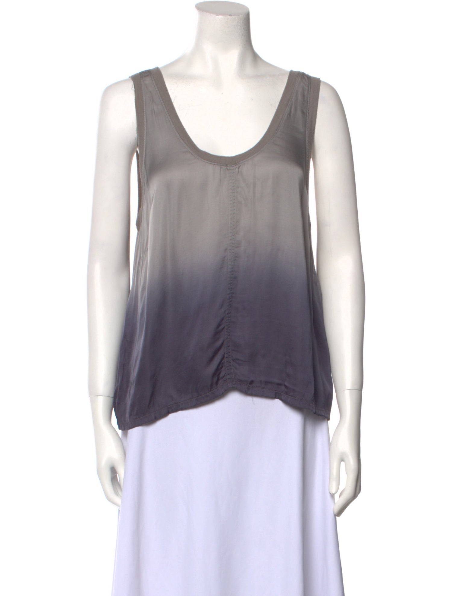 Raquel Allegra Scoop Neck Sleeveless Top
