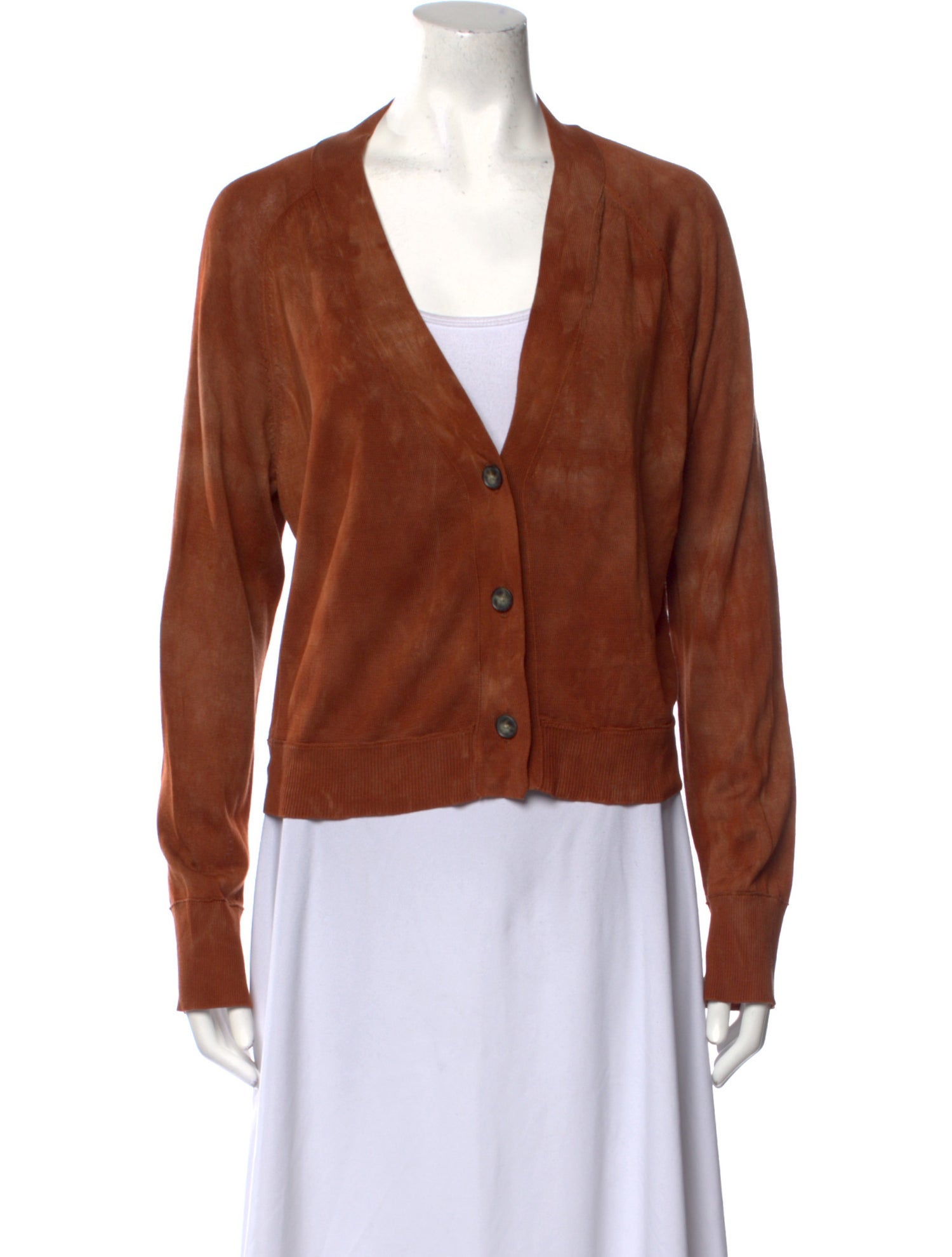 Raquel Allegra Plunge Neckline Sweater