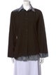 Raquel Allegra Long Sleeve Button-Up Top
