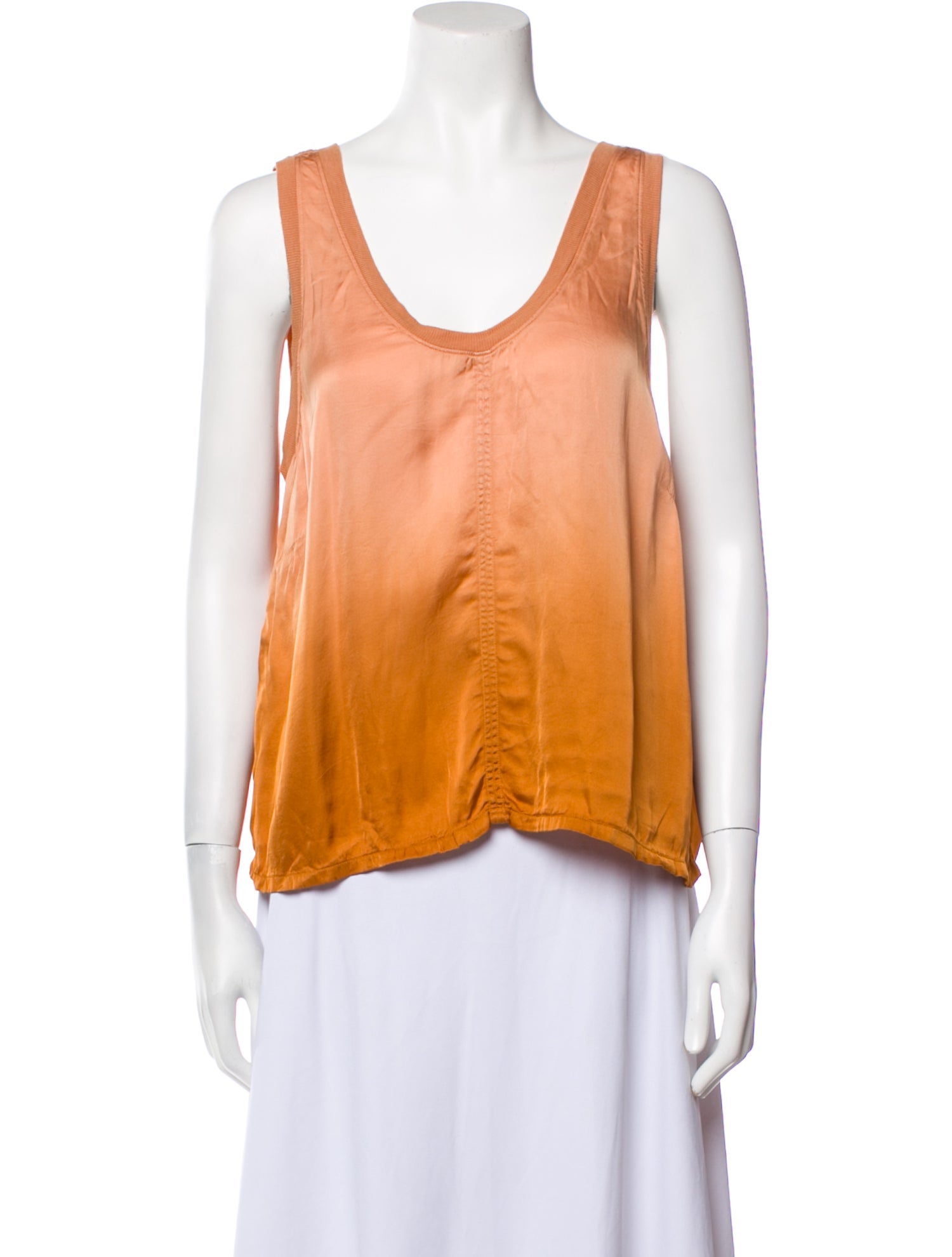 Raquel Allegra Scoop Neck Sleeveless Top