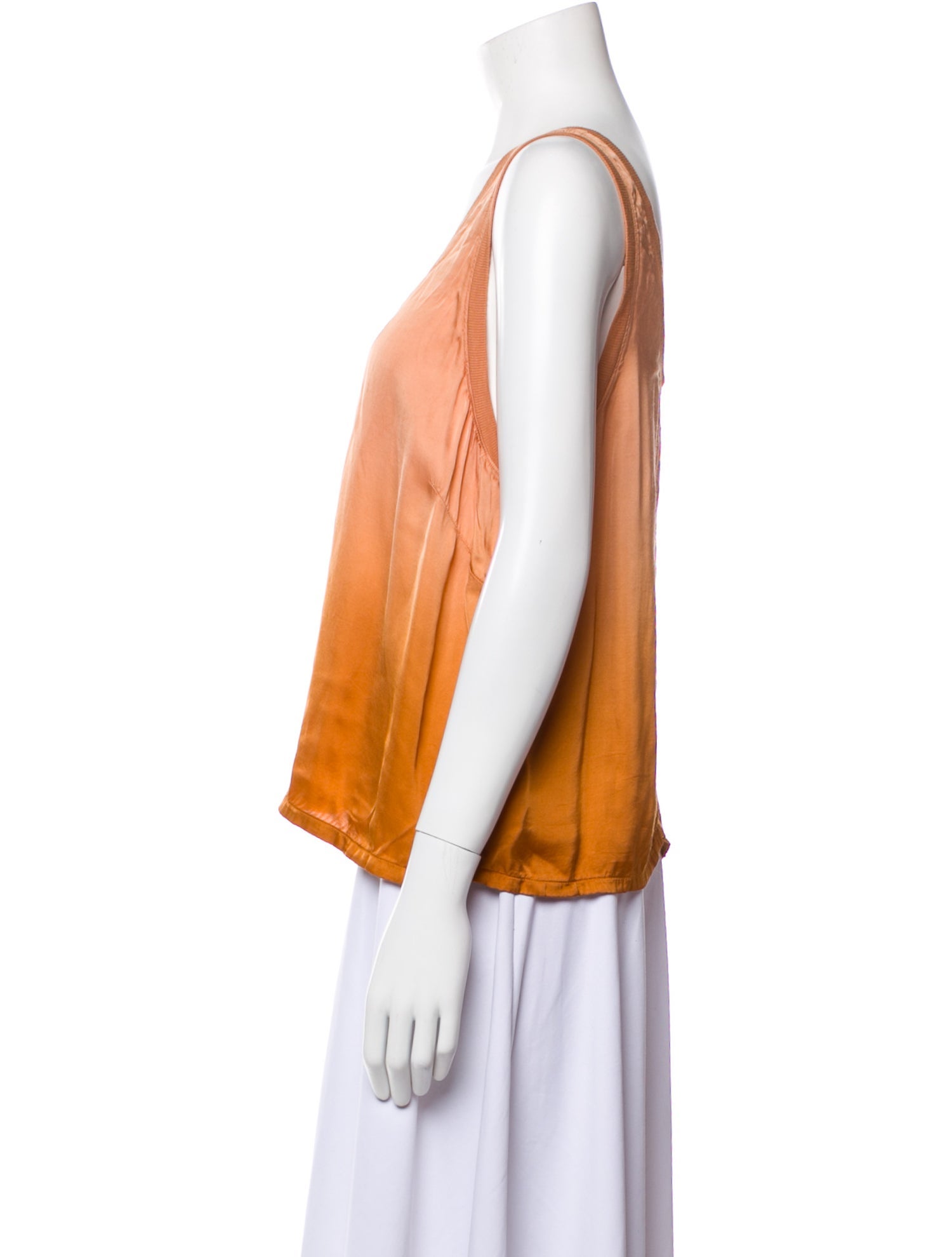 Raquel Allegra Scoop Neck Sleeveless Top