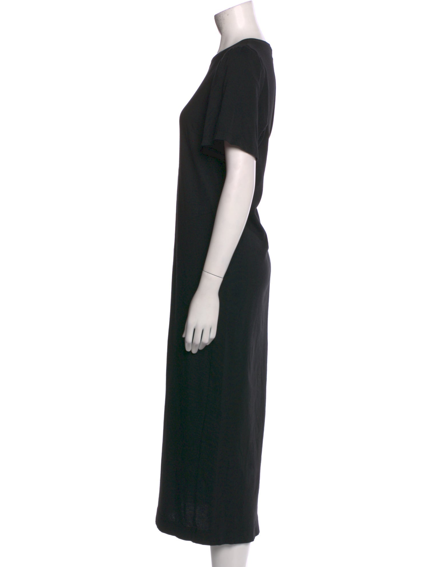 Raquel Allegra Crew Neck Long Dress