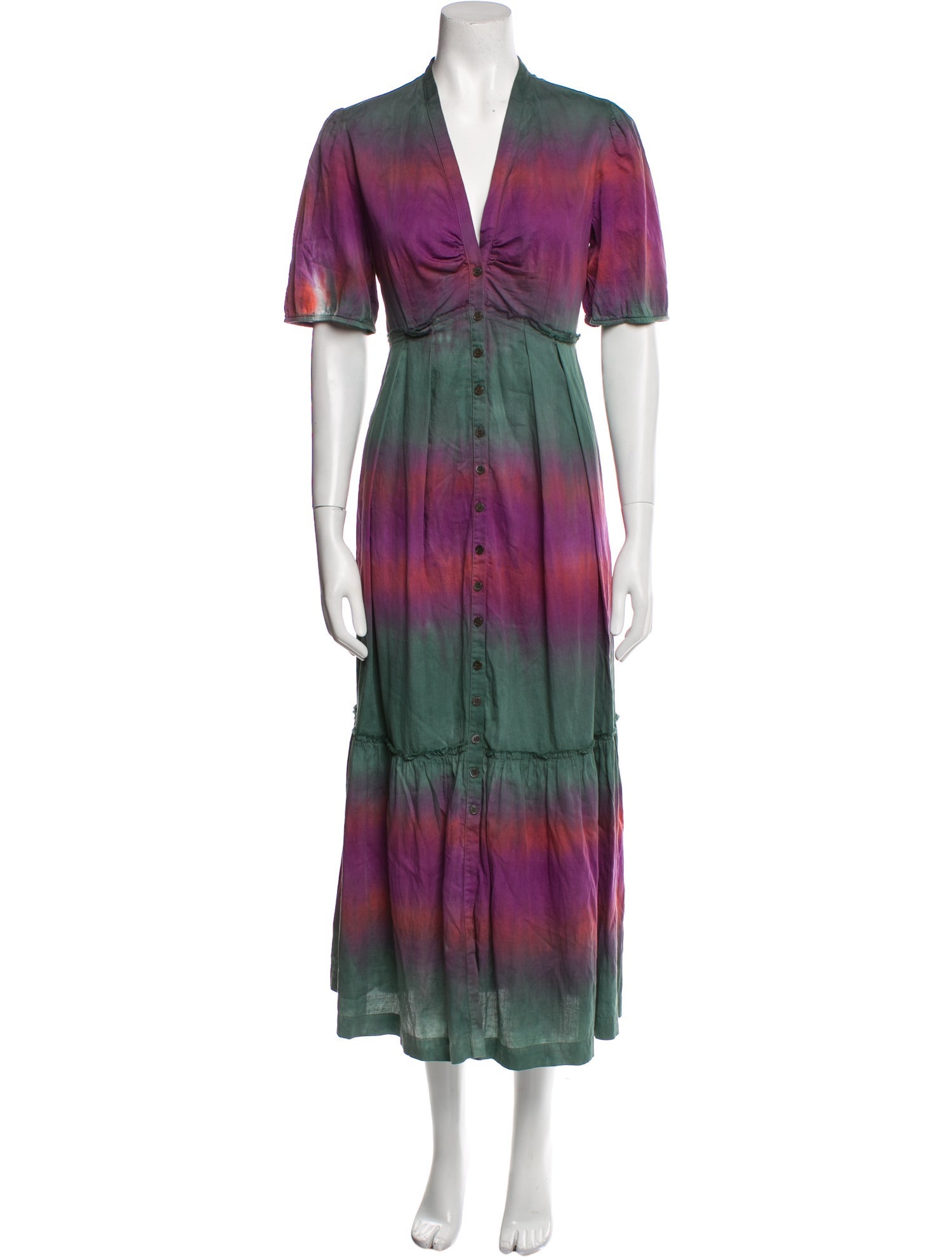 Tie-Dye Print Long Dress Tie-Dye Print Long Dress