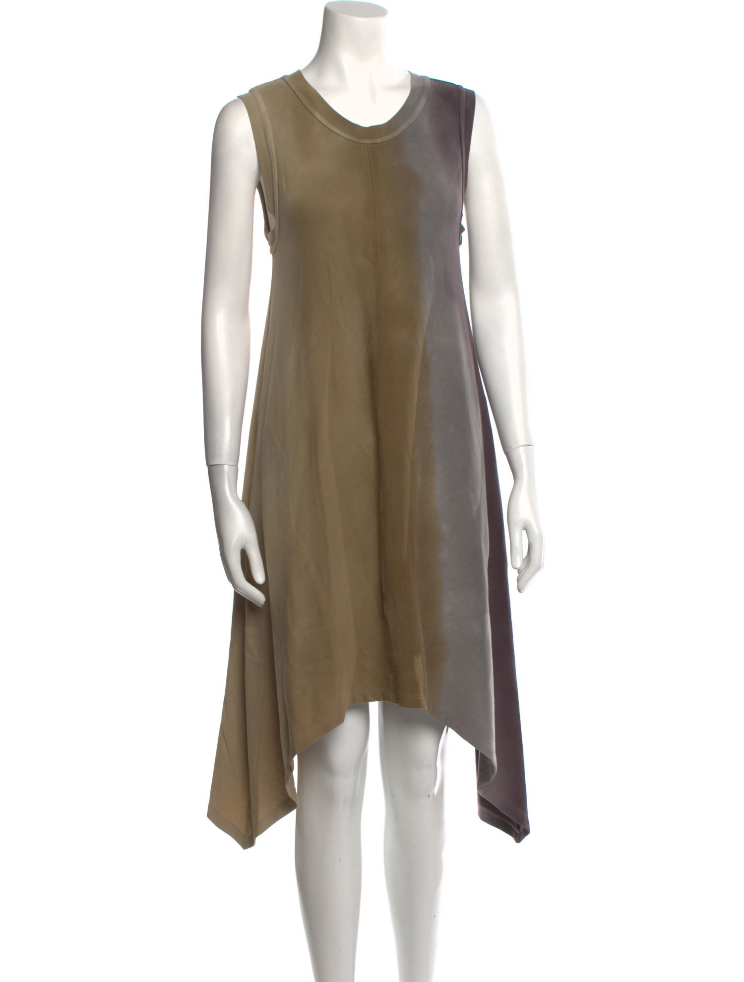 Raquel Allegra Crew Neck Knee-Length Dress