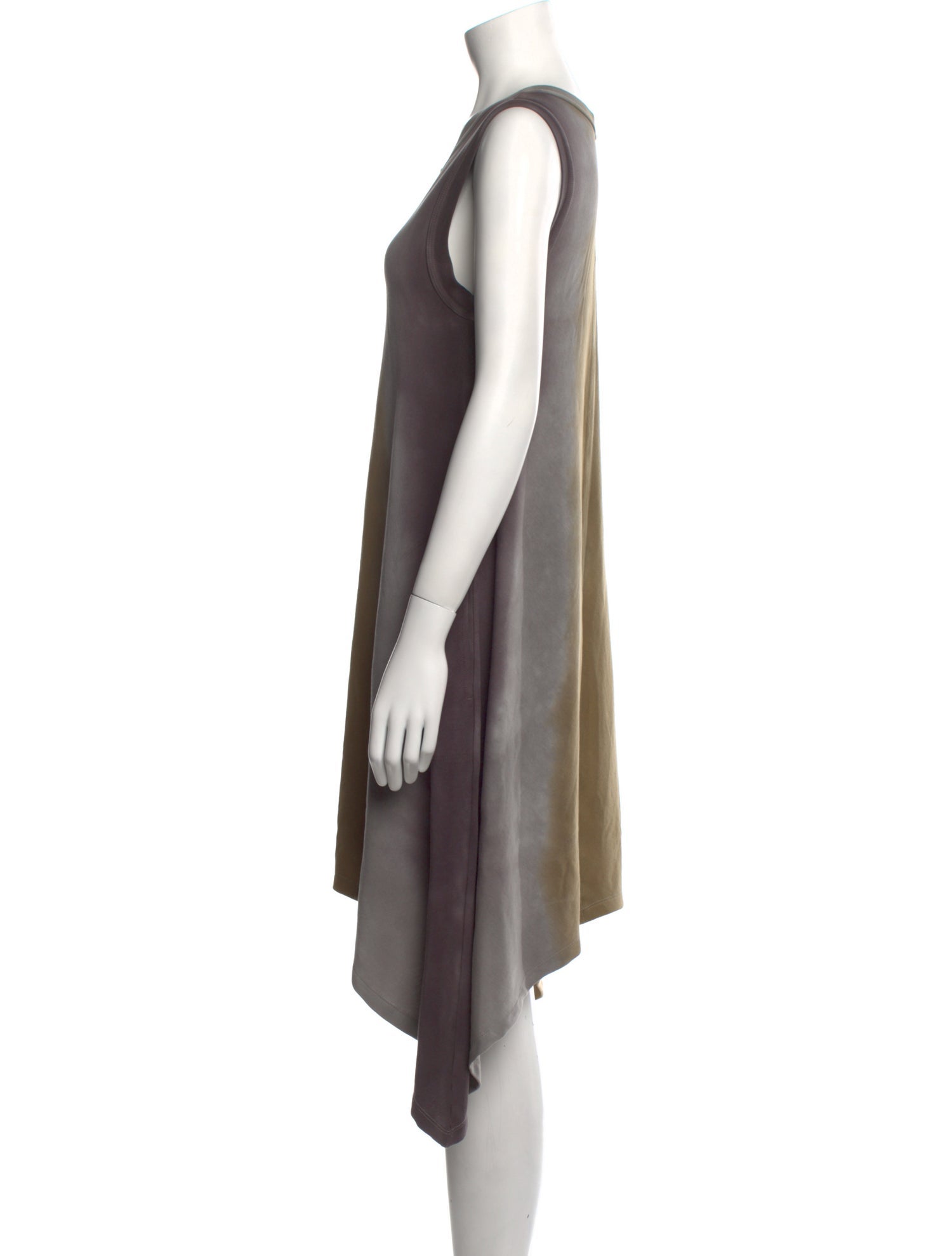 Raquel Allegra Crew Neck Knee-Length Dress