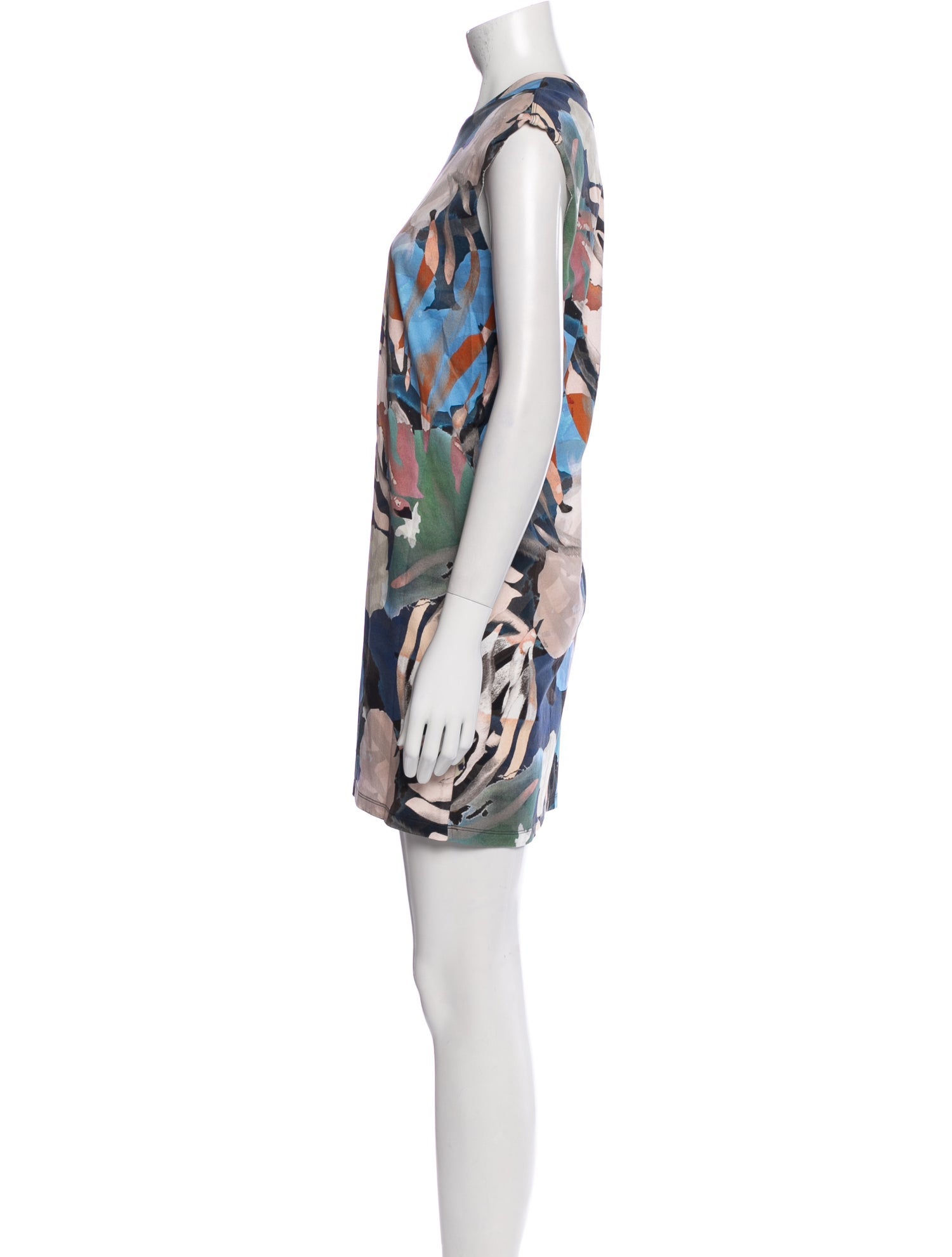 Raquel Allegra Printed Mini Dress
