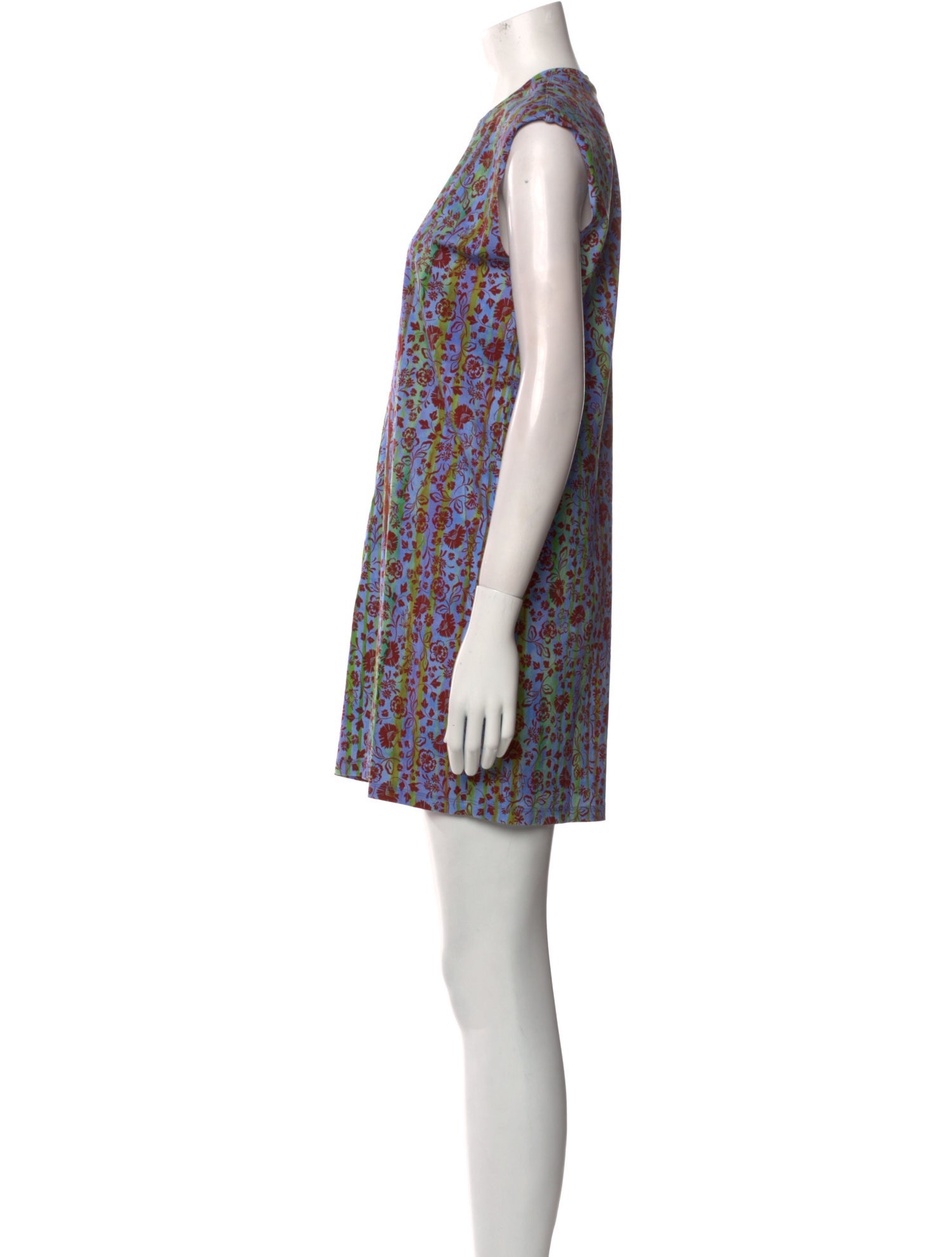 Raquel Allegra Printed Mini Dress