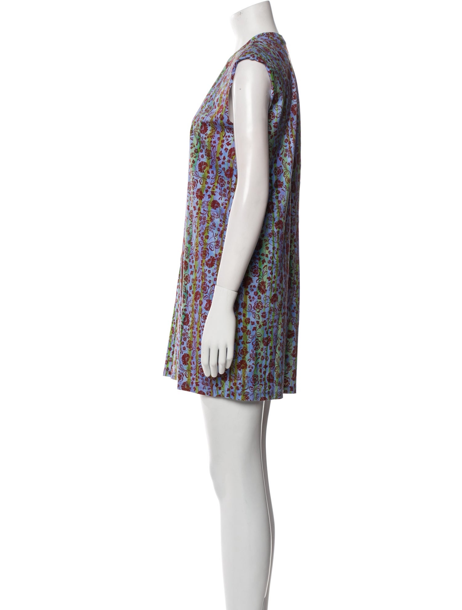 Raquel Allegra Printed Mini Dress