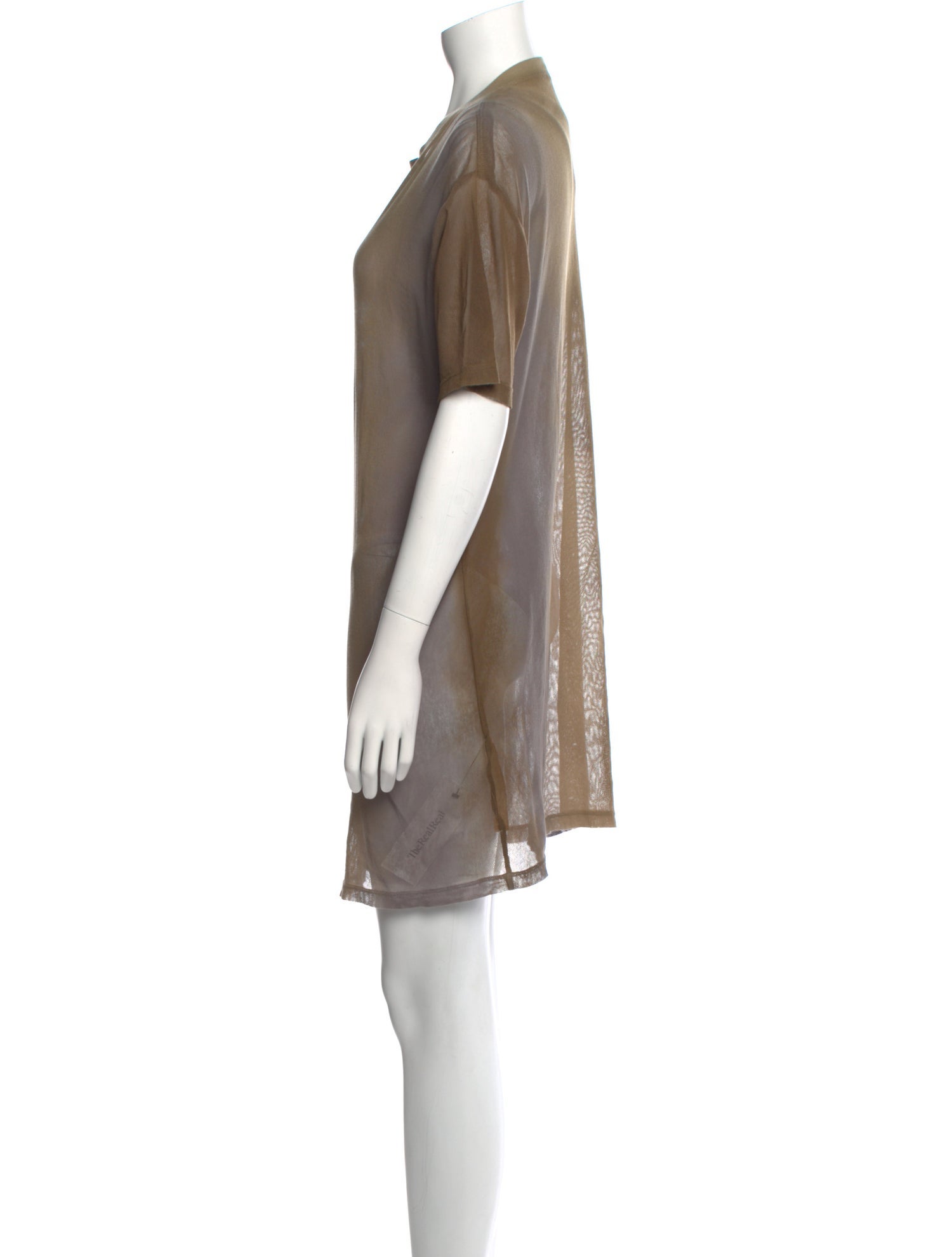 Raquel Allegra Crew Neck Mini Dress