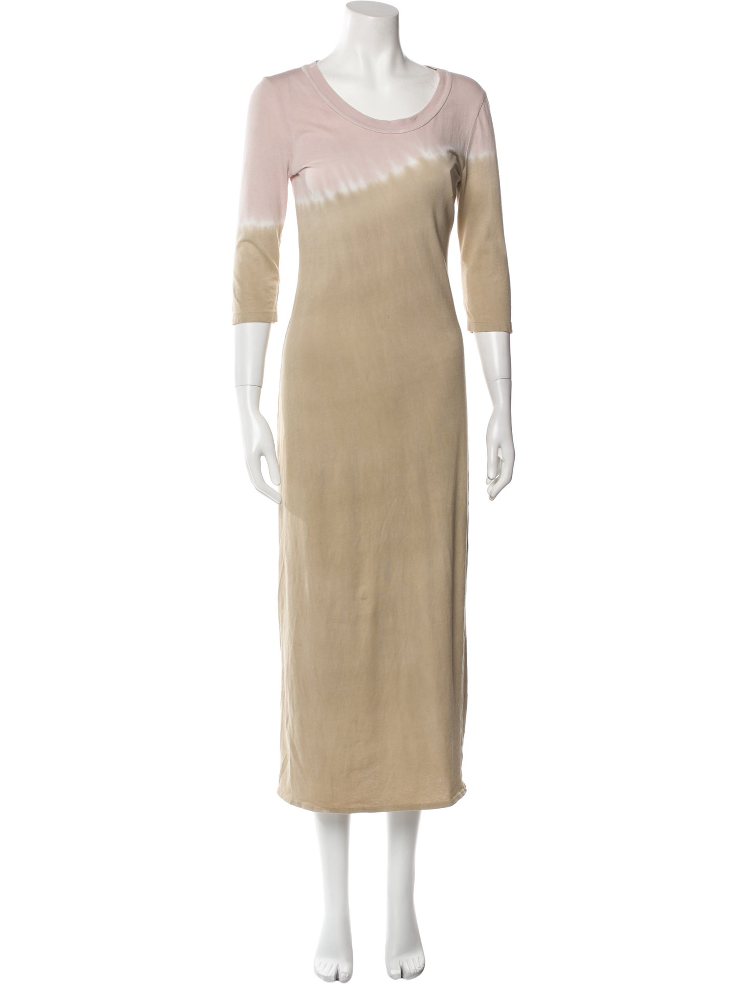 Raquel Allegra Scoop Neck Long Dress